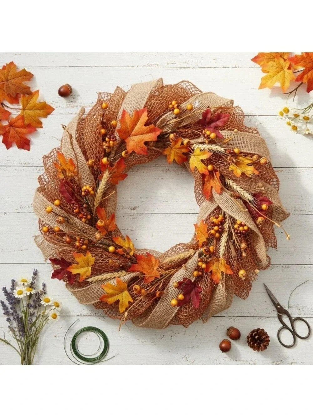 Copper Mesh Ribbon Roll Wedding Decor Holiday Crafts Wreath Accents